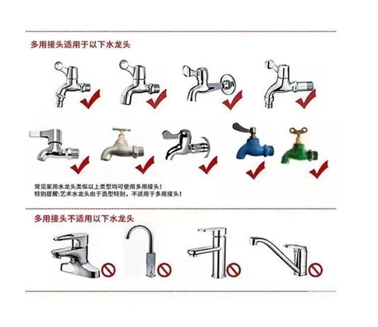 Factory Direct Supply Nipple Type Shower Direct Spray Direct Insert Car Washing Water Gun Household Spray Head High Pressure Car Washing Water Gun suit
