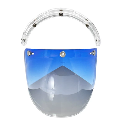 Dəbilqə (Kaska) aksesuarları | Bubble Mirror, Multi-Color Windproof - gradient-blue-transparent-bracket