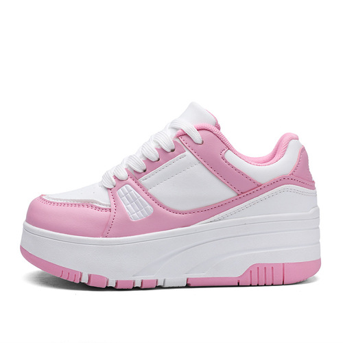 Student Runway Shoes with Four Wheels for Children, Unisex, Detachable, Ultra-Light Version with Wheels