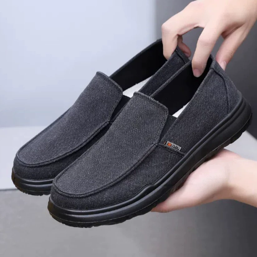 Обувь Мужская весна и осень Новая папая обувь мягкая подошва нескользящая одиночная обувь трансграничная мужская обувь один педаль оптовая дышащая повседневная обувь