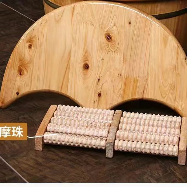 香柏木足浴桶泡脚桶实木洗脚盆木盆木桶泡脚家用保温|undefined