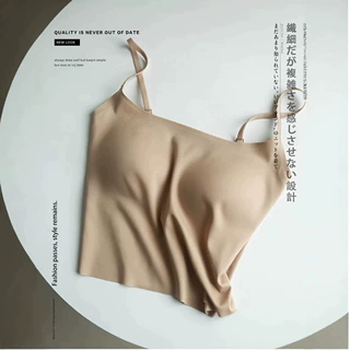 粉底液吊带女夏季内搭带胸垫透气无痕隐形2026新款美背打底上衣女