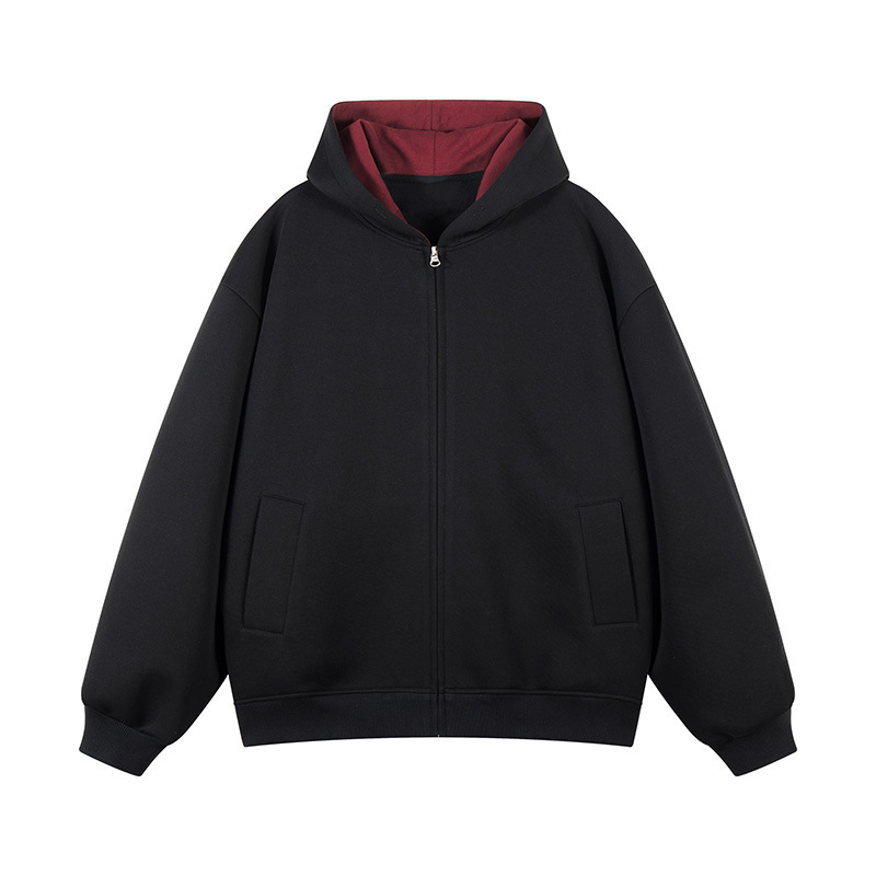 JXNZ-重磅420克高品质秋季新款卫衣5Q1083-TP75不控价开衫美式帽|undefined