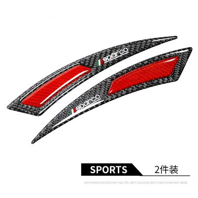Qapı və bamper qoruyucu zolaqlar — car wheel eyebrow anti-collision strip - sparco-red