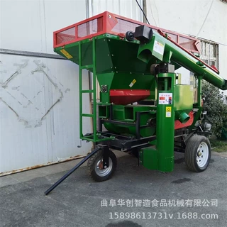 大型玉米脱粒机自动进料扒皮玉米脱粒设备铲车螺旋玉米打粒机