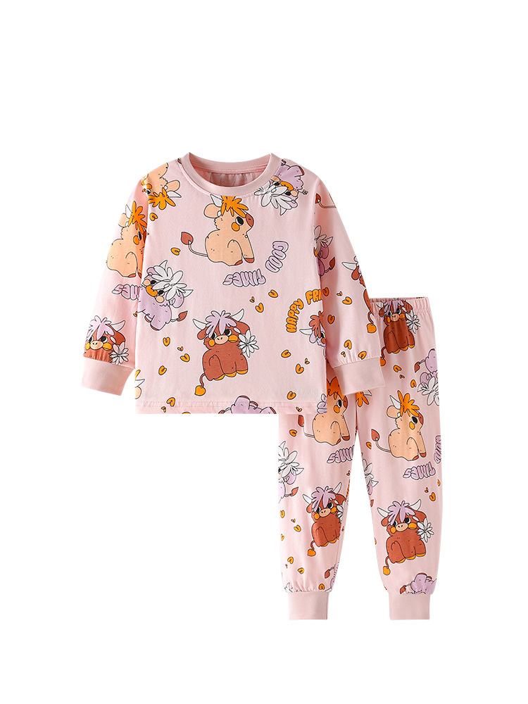 Traje de niña malwee transfronterizo otoño e invierno nuevo traje de dos piezas de niña de estilo occidental con cuello redondo y manga larga para niños europeos y americanos