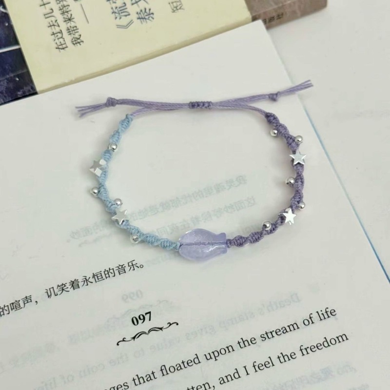 小鱼新款手绳diy手工材料小众编织闺蜜手链可爱礼物情侣|undefined