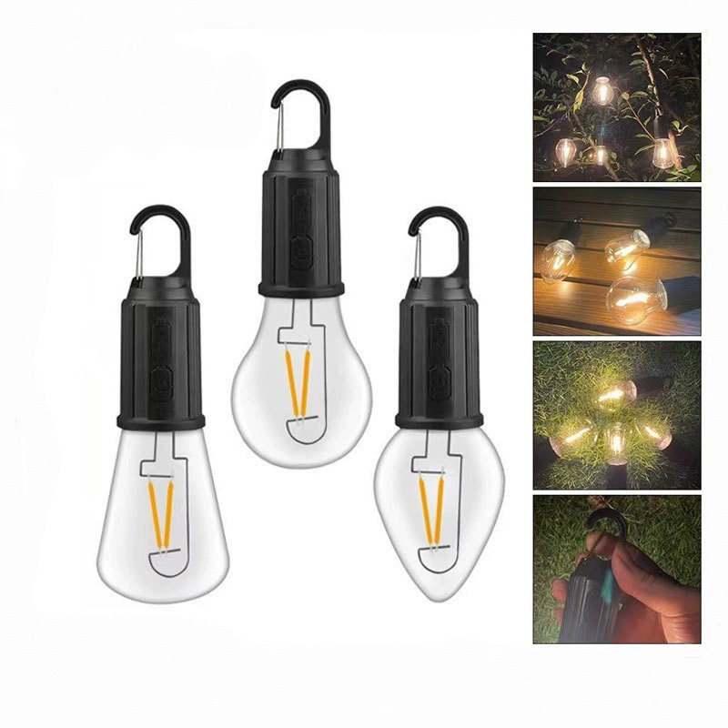 Взрывной солнечной зарядной кемпинговой лампа многофункциональная атмосфера палатка лампа наружная ретро кемпинговая лампа