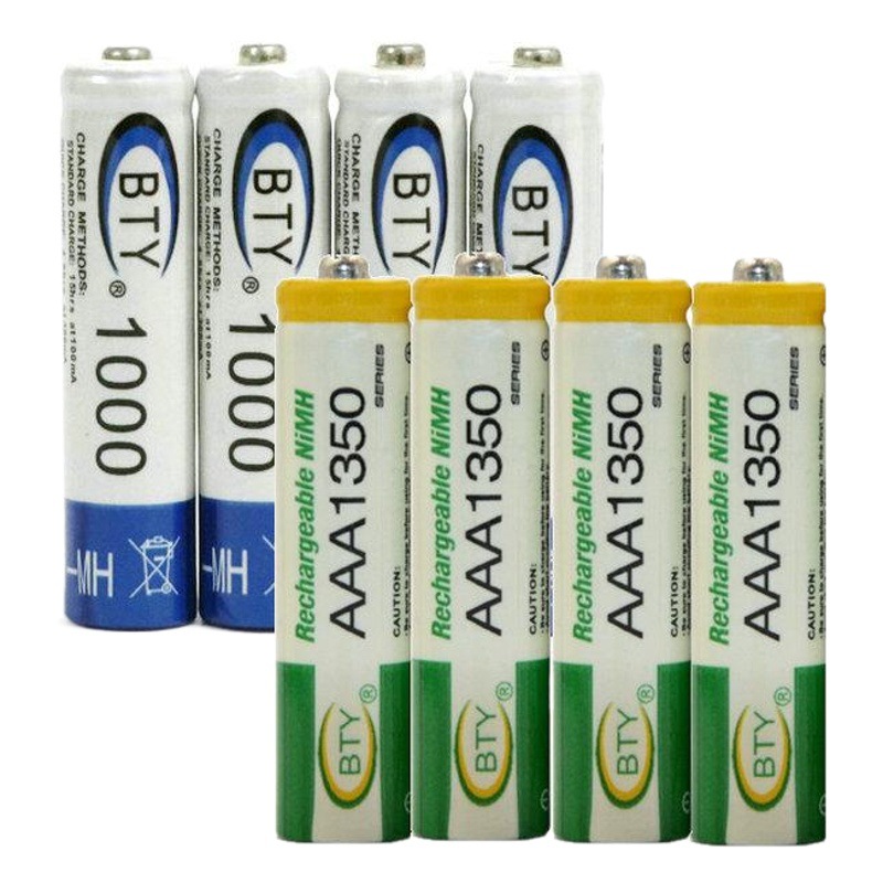 No. 5 Rechargeable Battery, No. 5 and No. 7 Batteries for Keyboards, Mice, Remote Controls, Toys, Rechargeable Batteries, No. 7 Batteries