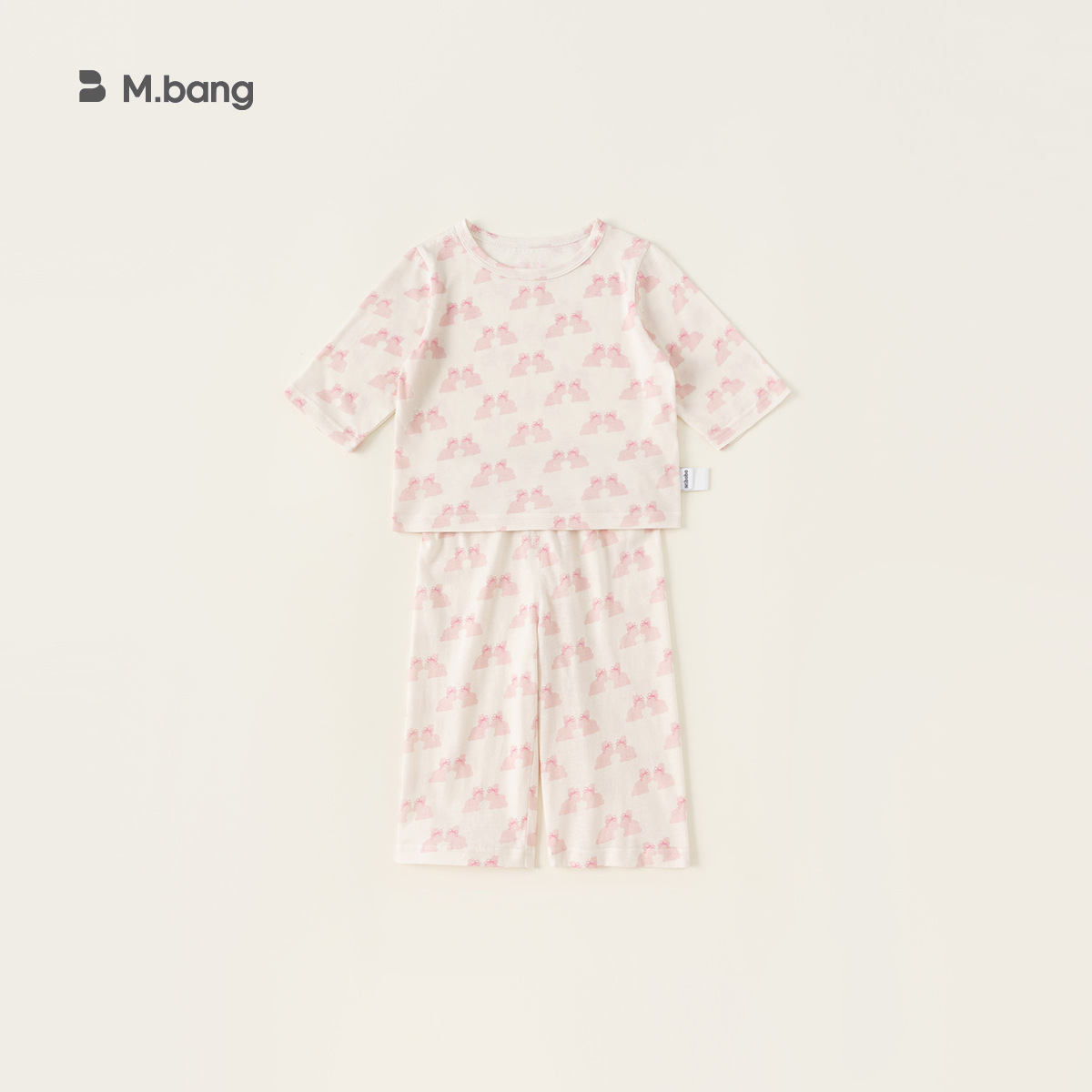 Yubao ropa para niños pijamas para niños verano estilo fino estampado de dibujos animados traje de servicio a domicilio bebé de dos piezas XT24362