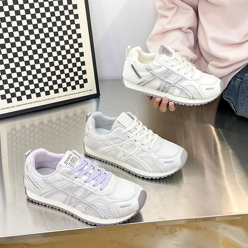 Explosión hermosa pantalla gigante transpirable nueva primavera deportes estudiantes de entrenamiento de estilo universal 2026 zapatos Gump con suela gruesa para mujeres