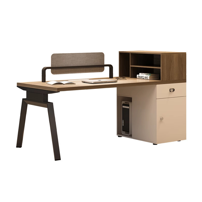 従業員の事務机と椅子の組み合わせは簡単で、現代の事務机の従業員の席の6人のカードの席の財務の従業員のテーブルの家具です。