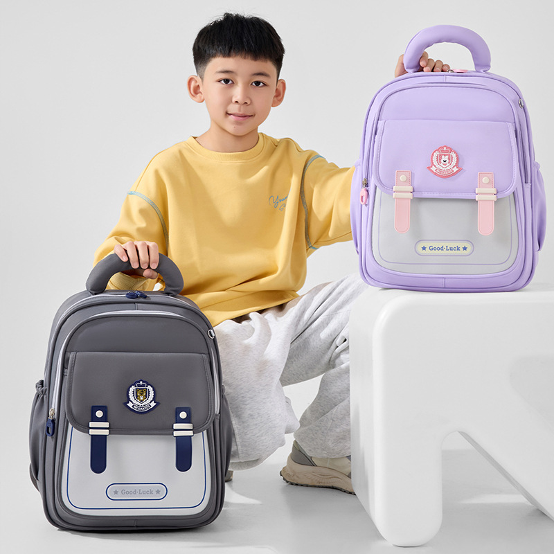 Mochila de moda para estudiantes de primaria, mochila escolar de grado 1, 2, 3, mochila escolar de gran capacidad, mochila infantil ligera para reducir la carga