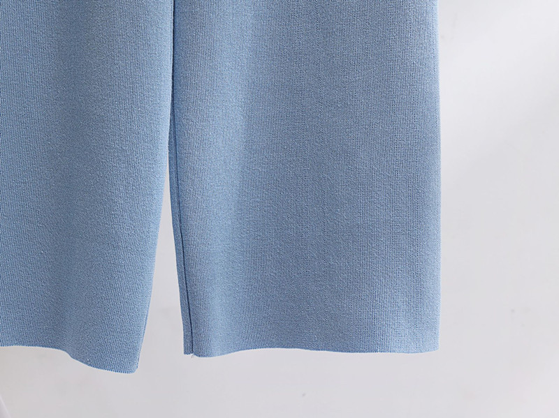 Dameskleding herfst en winter Russische lange mouwen trui pak gebreide top broek pak vrouwelijk_voghion.com