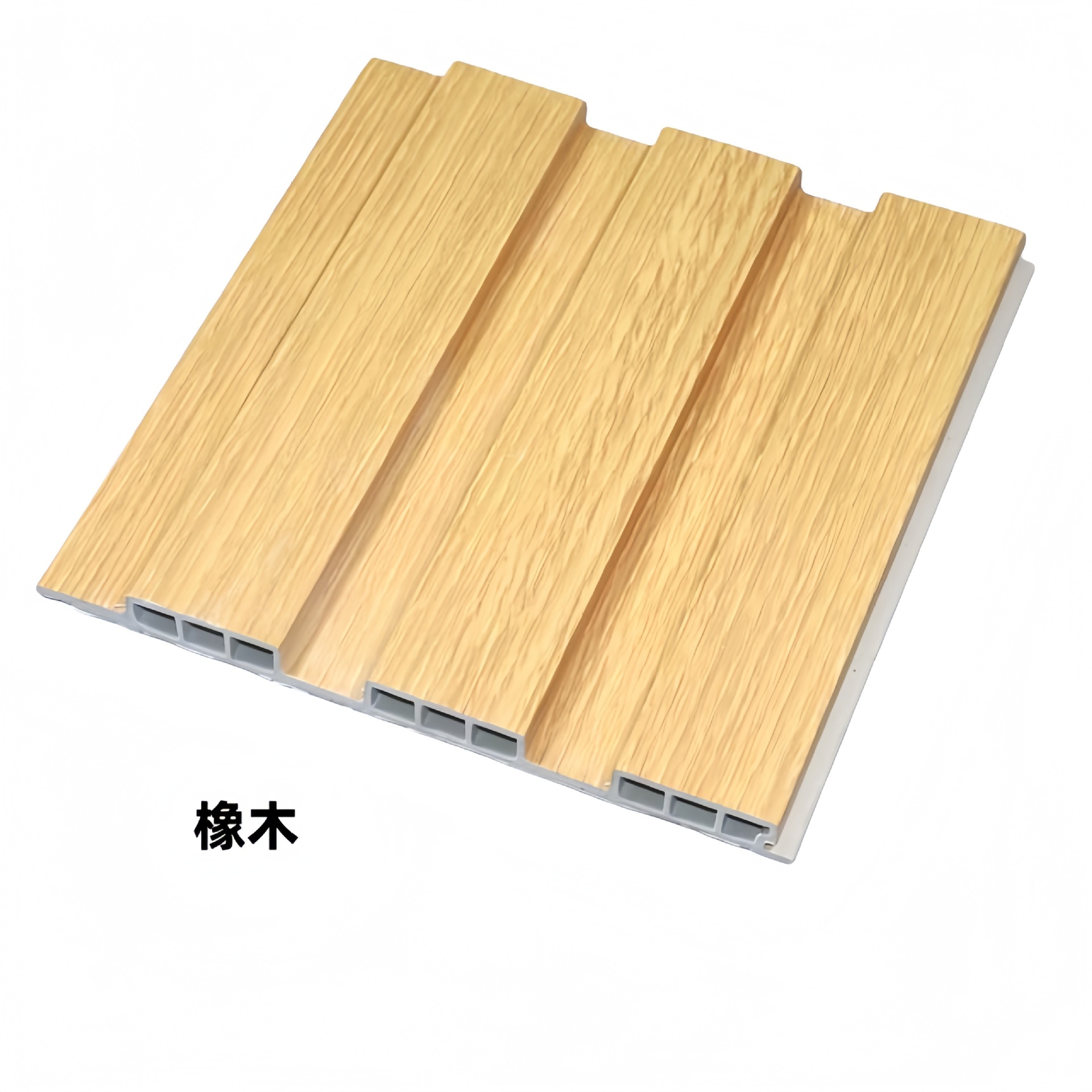 Panel de Pared de Madera Plástica Eco 195, Resistente al Fuego y Humedad, para Interior y Hotel