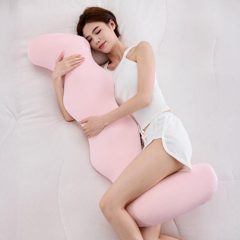 记忆棉夏季冰丝凉感抱睡枕睡觉夹腿抱枕侧睡长条靠枕孕妇大人抱睡|undefined