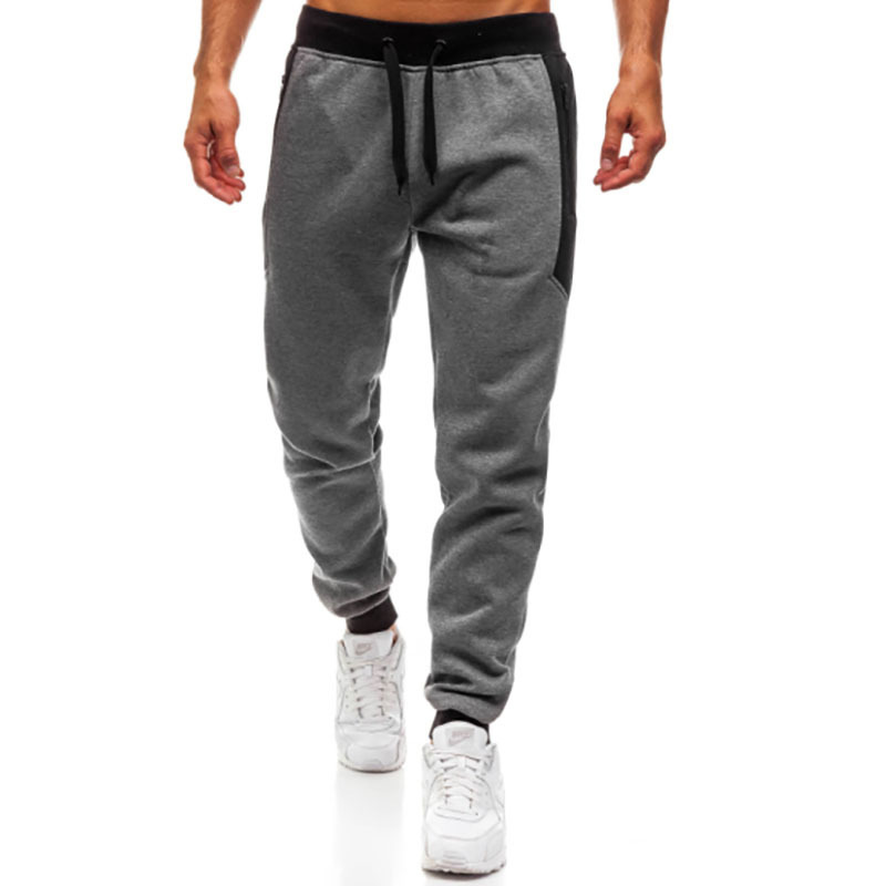 Herren-Jogginghose mit Fleecefutter – Slim Fit-Trainingshose mit Reißverschluss-Akzenten (S-3XL, 6 Farben, maschinenwaschbar)​_voghion.com