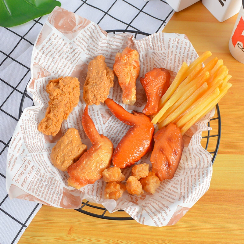 ПВХ моделирование еды жареная курица голени куриные крылышки брелок картофель фри оригинальный курица рис цветок куриные наггетсы модель еды игра