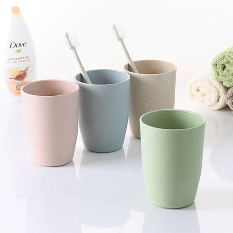 Чашка для полоскания рта из пшеничной соломы, чашка для пары из натуральной пшеничной соломы, чашка для полоскания рта из соломы, утолщенная соломенная чашка оптом