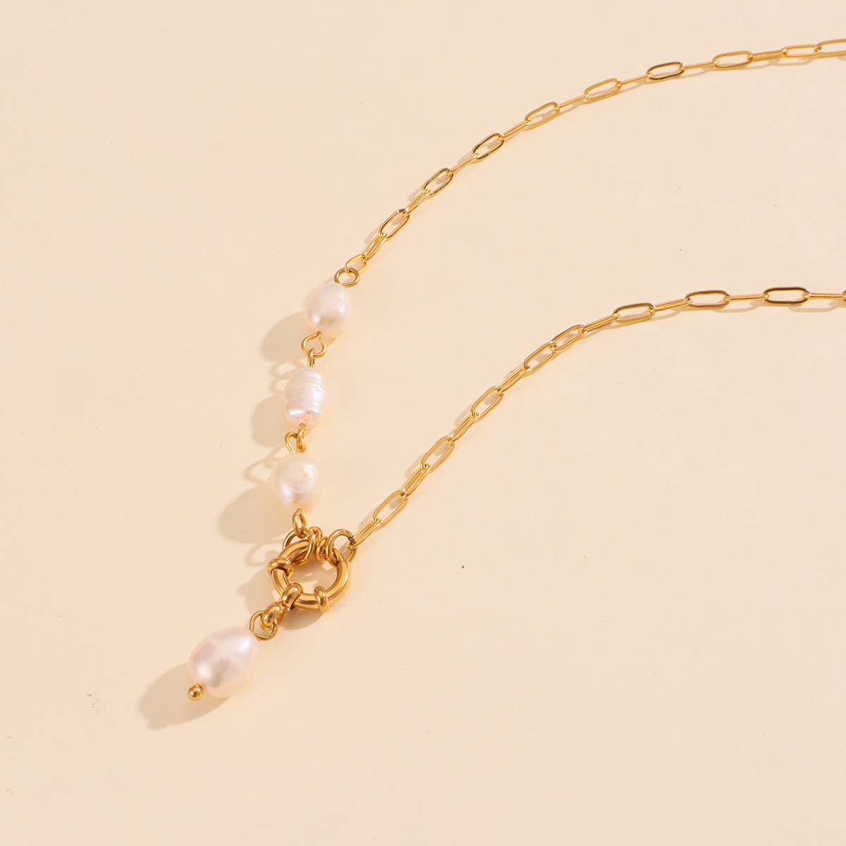 Geometric 316L Stainless Steel Classic Style Waterproof Non Tarnish Surgical Steel 316L Stainless Steel Pendant Necklace display picture 3