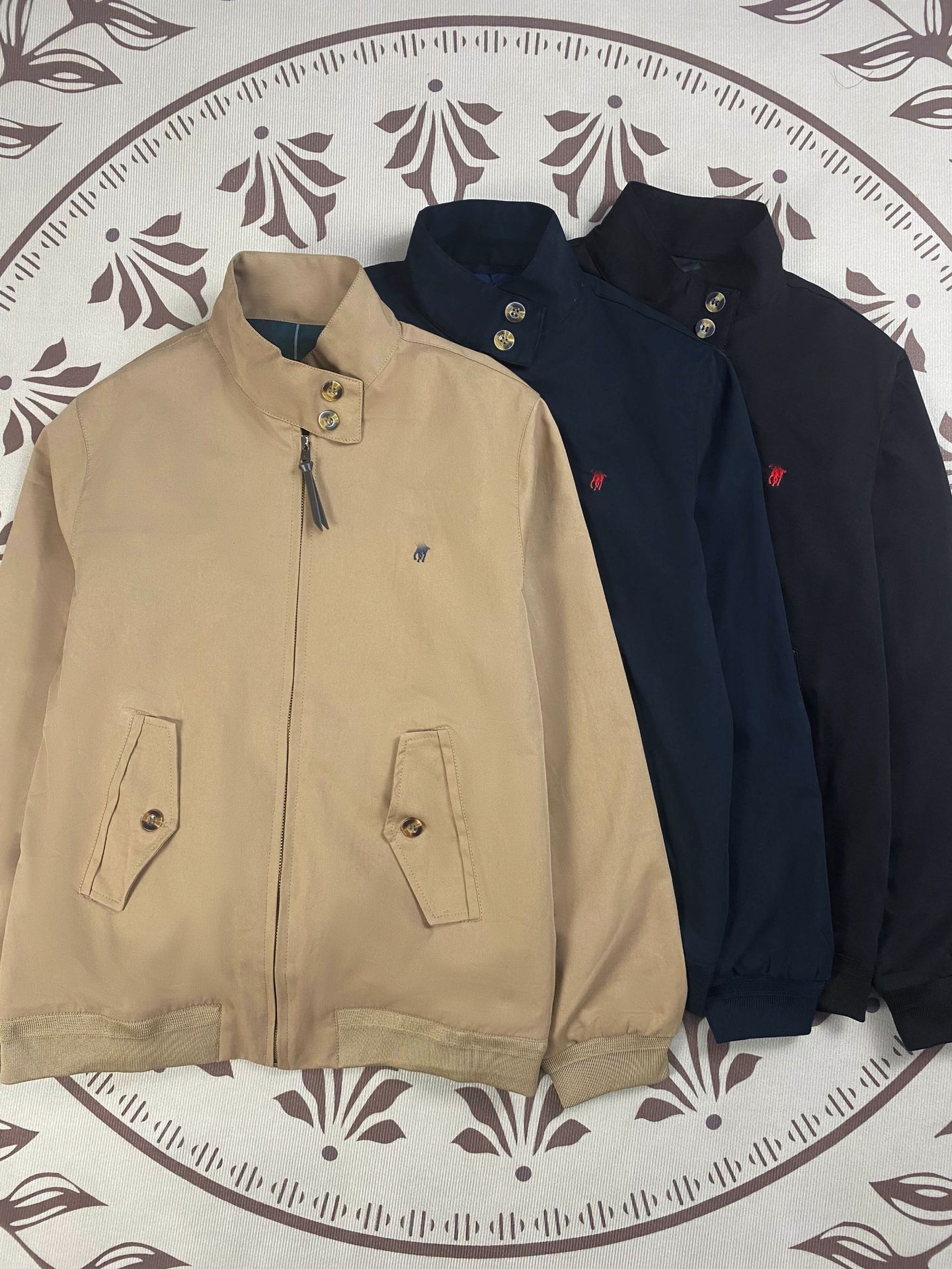 Rl Ralph Lauren Vintage Pure Cotton Harrington Polo Jacket for Wo