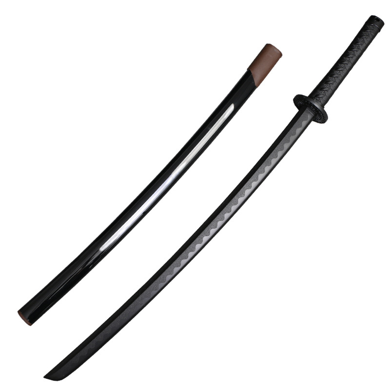 塑胶刀冷钢对打唐横居合道高强度训练日本剑道武士拔刀刃儿童玩具