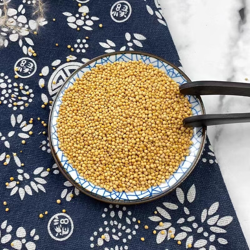 White Mustard Seed Bai Jie Zi 500g Dried Sinapis Alba Seeds Raw Herb for Traditional Decoctions specifications