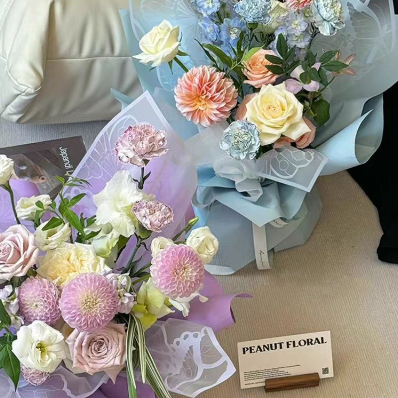 LUCIA露熙雅鲜花包装纸蝴蝶雾面纸花束包装用品LF160433