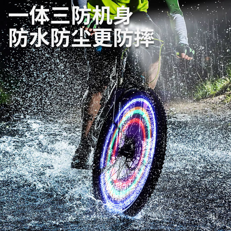自転車スポークハブライトホットウィールマウンテンバイクスポークライト子供用ホイールライトデッドスピードカーUSB充電|undefined