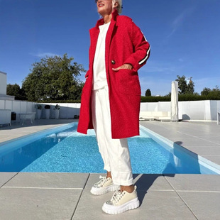�羳�¿�R�d���QJacket Coat Ӣ���������L�Ӻ��w���që�ؼtɫ