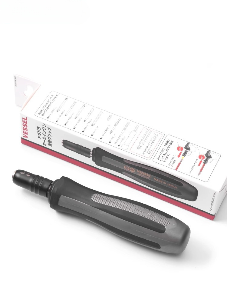 Japón VESSEL Weiwei importación 1 / 4 bloqueo rápido manguito destornillador eléctrico mango de cabeza de lote 6.3mm