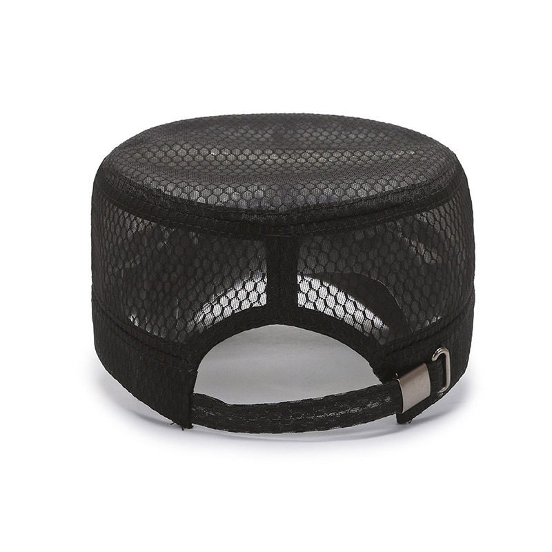 Net zomer eendenbek dunne zonneklep ademend en zonnebrandcrème honkbalpet, veelzijdig voor buitenmensen, platte hoge hoed_voghion.com