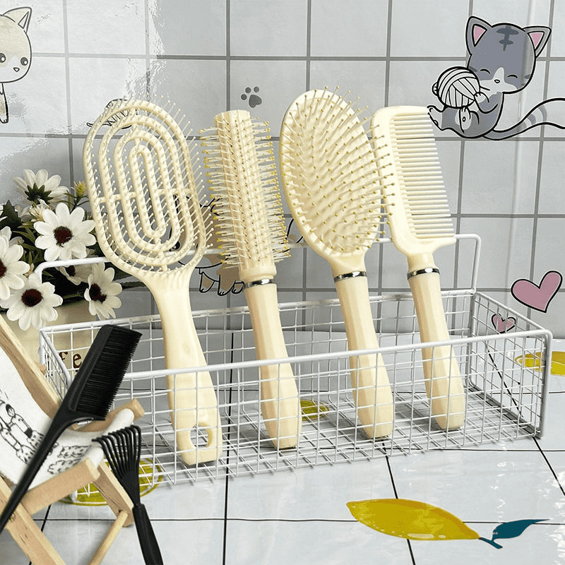 ふわふわエアクッションコームロングヘアコームエアバッグストレートヘアコーム学生寮女性家庭用カーリングマッサージコーム帯電防止コーム|undefined