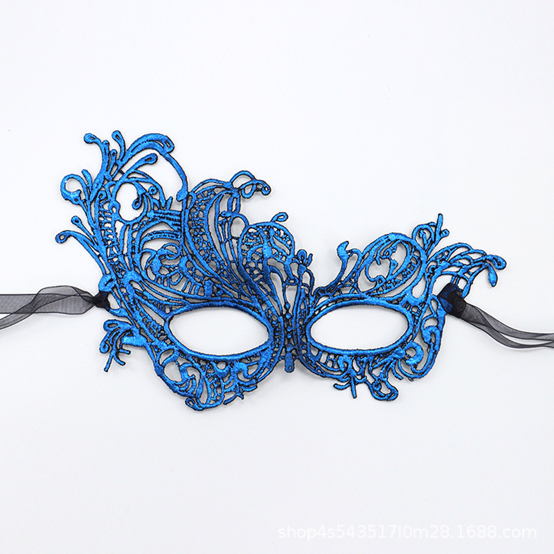 Ventas transfronterizas calientes de Halloween máscaras de encaje de Phoenix máscaras de rendimiento de máscaras sexuales de la reina