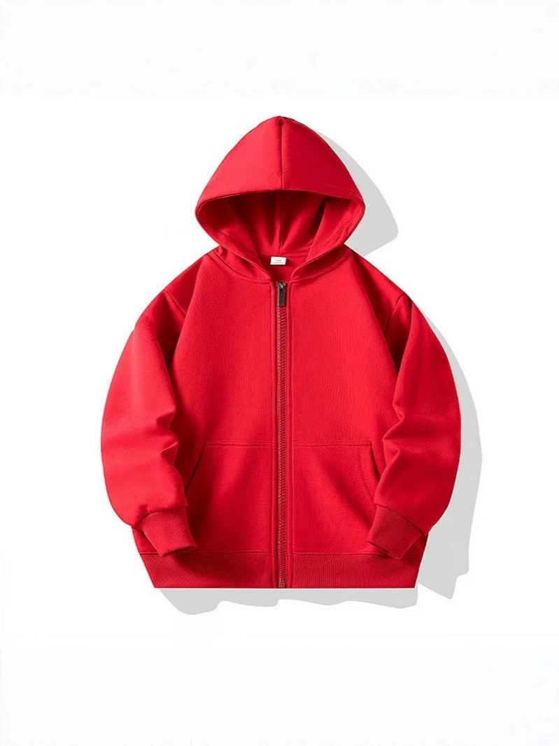 Демисезонная детская кофта на молнии с капюшоном, толстовка oversize, одежда для детей