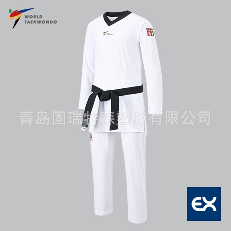 Taekwondo Elastic Uniform Competition Suit, Wt Certified Mooto Original Authentic Product, Suitable for Participating in Major Competitions