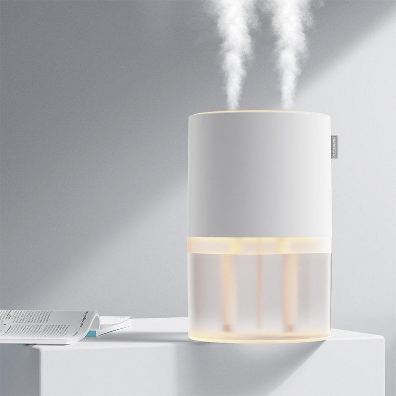 跨境桌面加湿器1.5L双喷大雾量usb充电静音家用空气净化加湿器|undefined