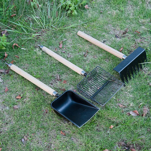 Garden Shovel Garden Rake Garden Gadget Set Multi-Section Handle Garden Tool Chicken Manure Shovel Chicken Manure Cleaning Set
