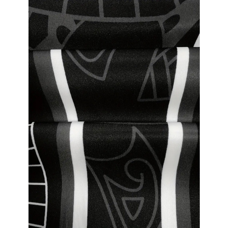 Venta caliente transfronteriza europea y americana retro 3D impresión digital para hombres malla suelta transpirable polo camisa POLO con cremallera