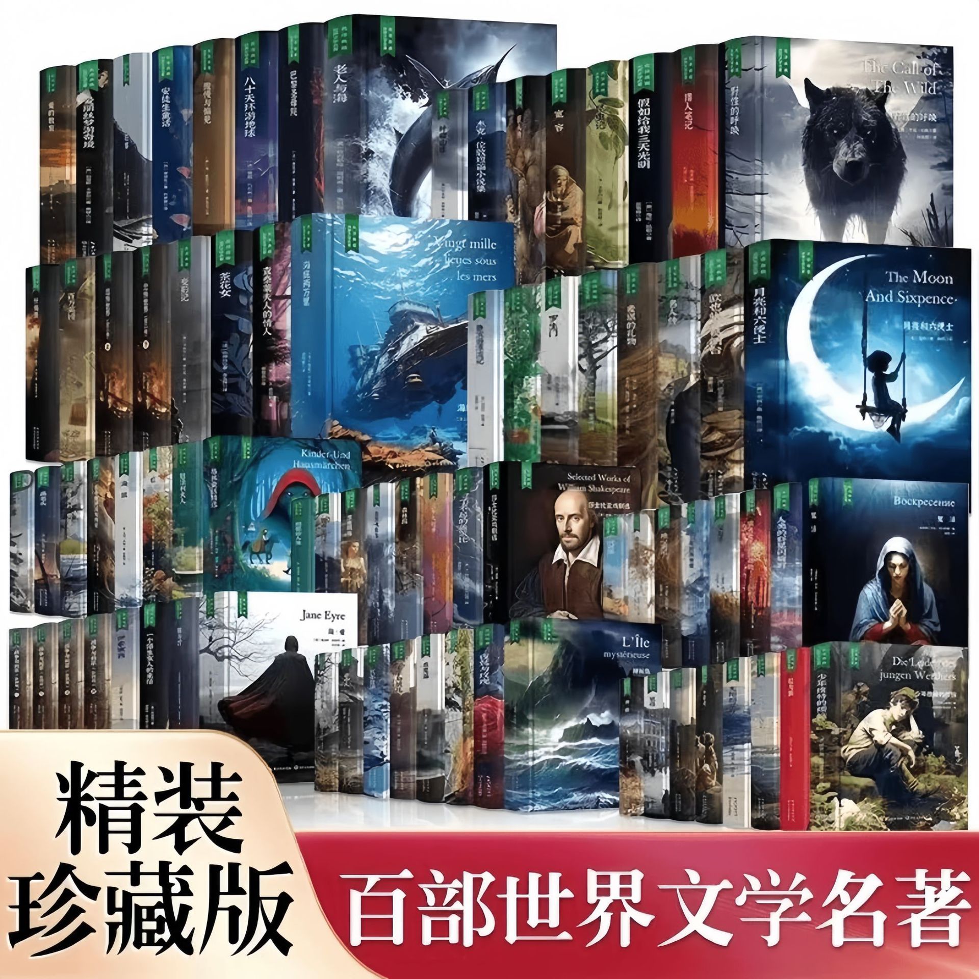 世界文学名著大合集名家名译精装版爱的教育海底简爱瓦尔登湖名人