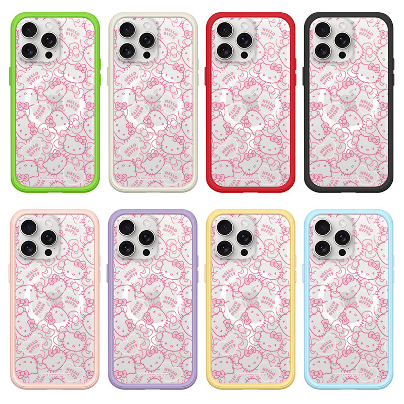 Rhino Shield Magnetic Iphone16Pro Max Mobile Phone Case Back Panel Two-In-One 15P Cartoon 14 Pink Avatar 13