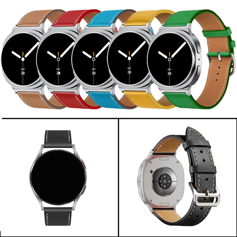 Suitable for Samsung Watch Samsung Galaxy Watch 8 Classic Leather Strap 2025 New Model Suitable for Samsung Watch Samsung Galaxy Watch 8 Classic Leather Strap 2025 New Model