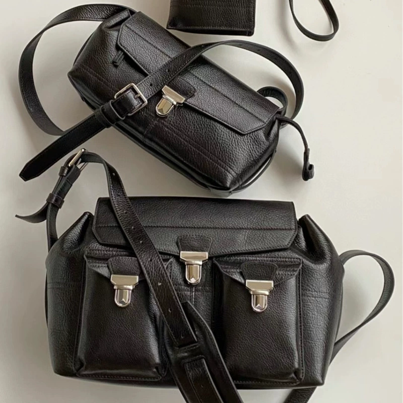LE Messenger Bag Gear Shoulder Flap First Layer Коровья Кожа рабочая сумка через плечо мотоцикл сумка Оптовая 2025 Новый стиль