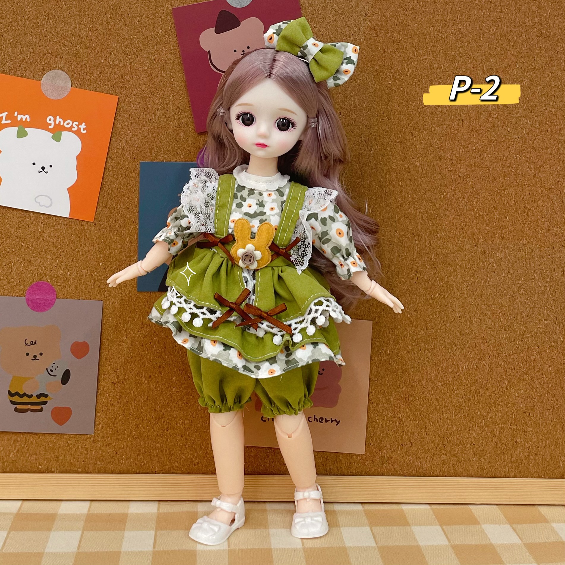 Boneca bjd princesa 30cm com 6 articulações presente aniversário_voghion.com