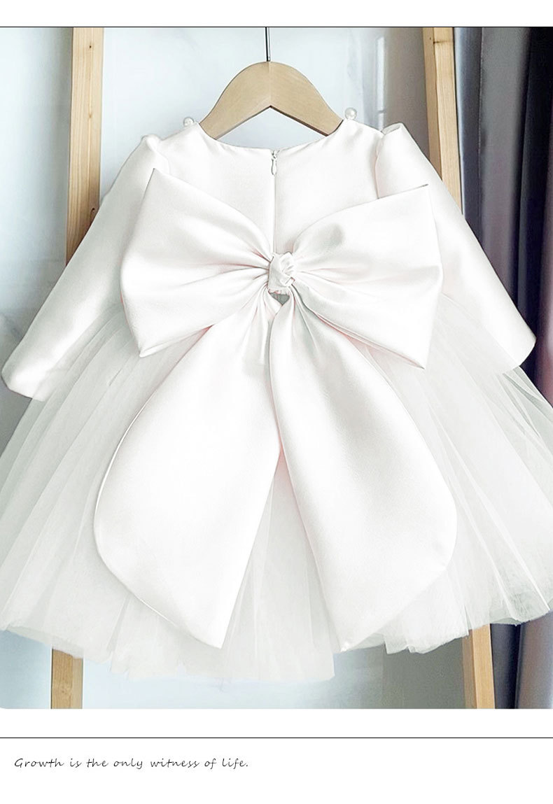 Vestido de tul rosa para bebé niña primer cumpleaños princesa_voghion.com