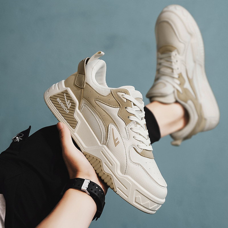 Huili estilo universitario americano popular zapatos de estudiantes transpirables cómodos zapatos de suela gruesa color de trabajo zapatos de viaje de negocios para hombres