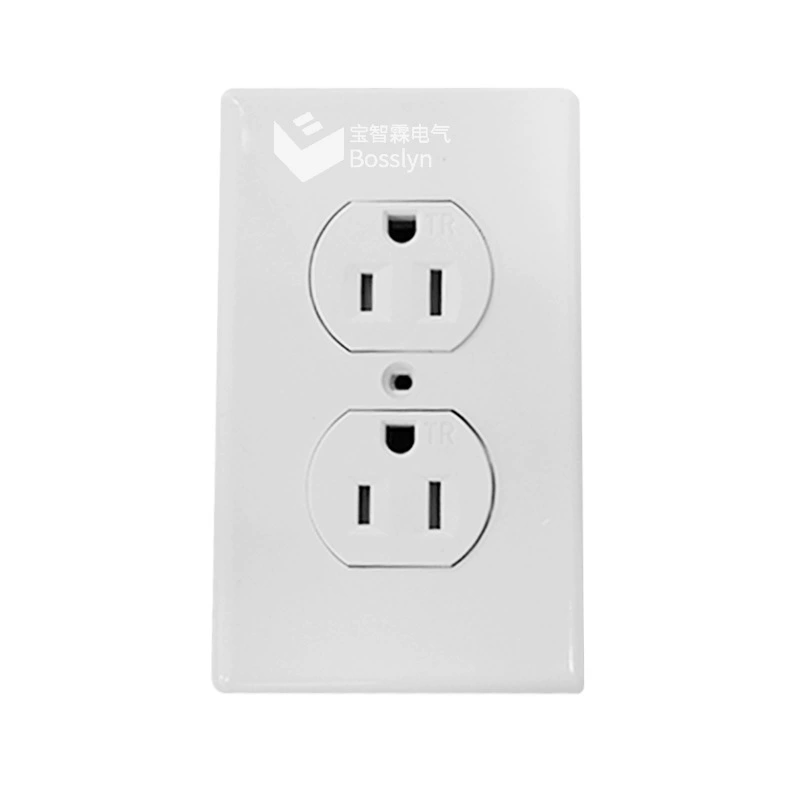 NEMA 5-15R American Double Wall socket panel Taiwan Japanese home socket beauty junction direct socket