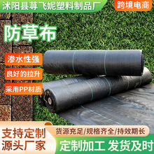 亚马逊农用果园果树抗老化黑色除草防草布开边切口防草切片地布