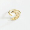 Tide, fashionable one size ring, zirconium from pearl, internet celebrity, Japanese and Korean, simple and elegant design