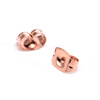 Silver golden hypoallergenic earplugs stainless steel with butterfly, earrings, wholesale, pink gold